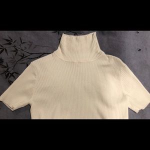 White Ribbed LA Hearts Shirt Size Medium